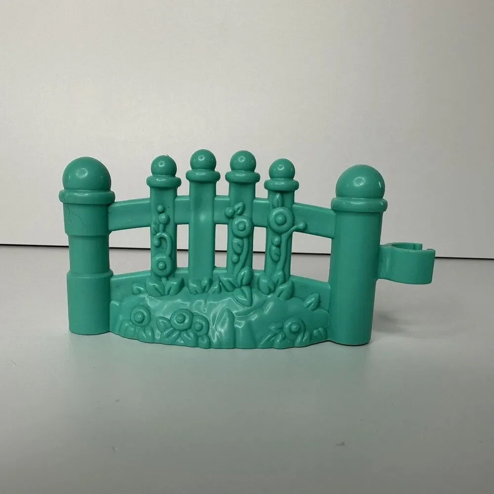 Fisher Price Picket Fence Replacement Little People Sweet‎ Sounds Green Flowers